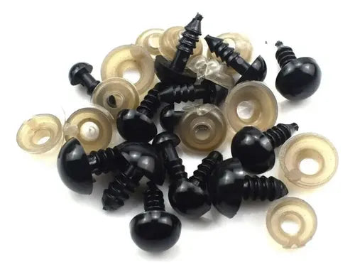 Set 10 Pares De Ojos De Seguridad Amigurumi (40pcs)