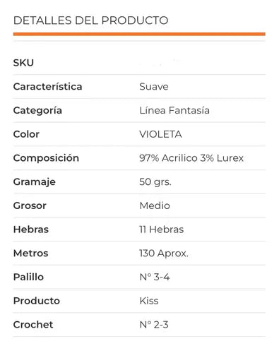 Lana Kiss 50grs Reginella Con Hermoso Brillo Lurex