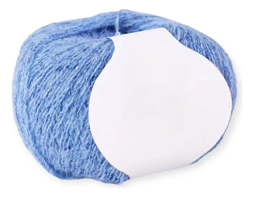 Lana Mohair 25 Grs Lurex Lentejuelas Hermosos Colores