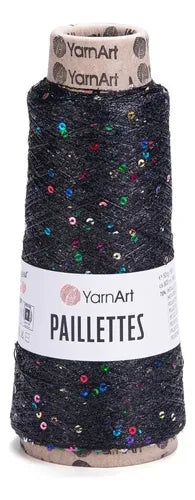 Hilo Paillettes Lurex Lentejuelas 800mts Yarn Art 50gr