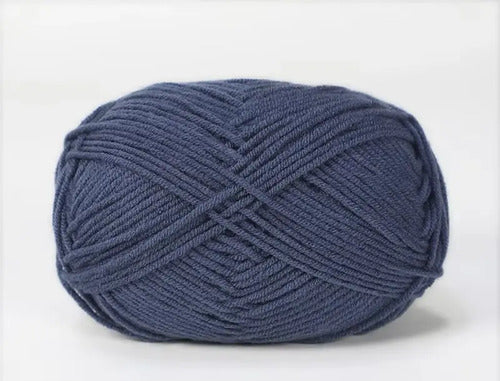 Lana Milk Cotton 50grs (4 Hebras Dobles 2mm) 90mts Aprox.