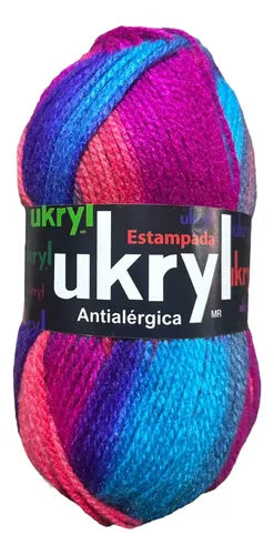Lana Ukryl Estampado 100grs Ovillo