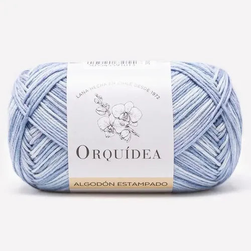 Algodón Estampado Gardenia 100grs Orquídea