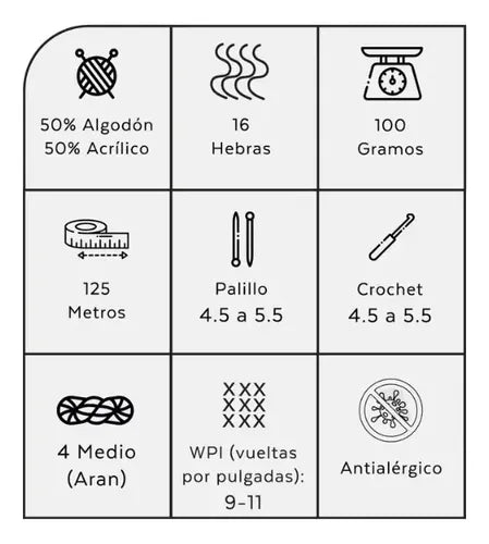 Algodón Xl Orquídea 100grs