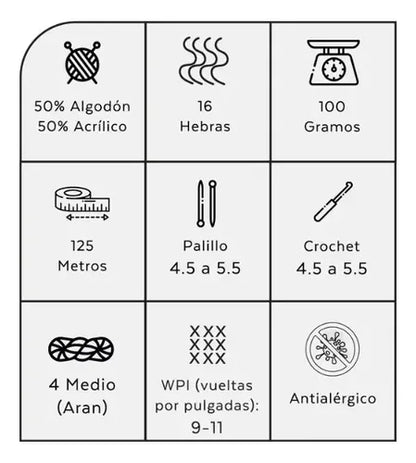 Algodón Xl Orquídea 100grs