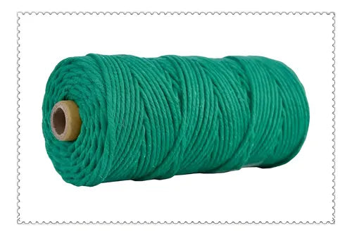 Hilo Algodón Natural Suave Para Macramé 4mm 100 Mts
