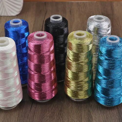 Hilo Recubierto De Lurex 1 Mm 200 Gr