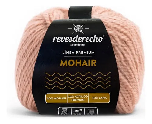 Lana Mohair 50grs Revesderecho