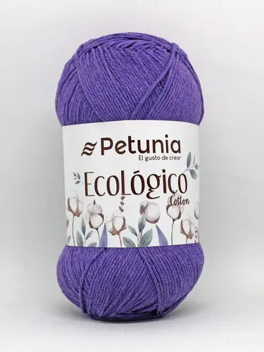 Algodón Ecológico Petunia 100 Grs