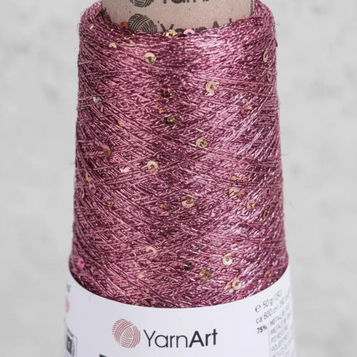 Hilo Paillettes Lurex Lentejuelas 800mts Yarn Art 50gr