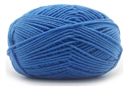 Lana Milk Cotton 50grs (4 Hebras Dobles 2mm) 90mts Aprox.