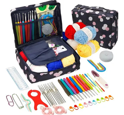 Set De Crochet Con Bolso, Accesorios , Todo Para Tejer.