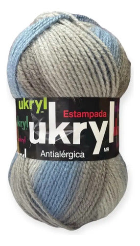 Lana Ukryl Estampado 100grs Ovillo