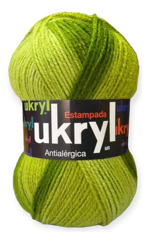 Lana Ukryl Estampado 100grs Ovillo