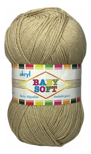 Lana Baby Soft 100grs Ukryl Tacto Algodón