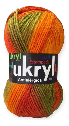 Lana Ukryl Estampado 100grs Ovillo