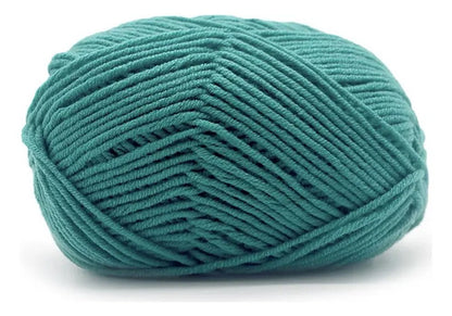 Lana Milk Cotton 50grs (4 Hebras Dobles 2mm) 90mts Aprox.