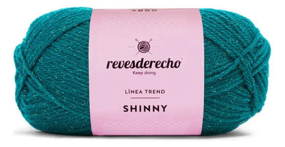 Lana Shinny 100grs Revesderecho Con 5% De Lurex
