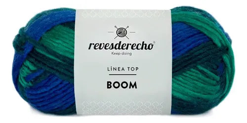 Lana Boom Mix 100grs A Revesderecho 15% Lana