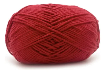 Lana Milk Cotton 50grs (4 Hebras Dobles 2mm) 90mts Aprox.