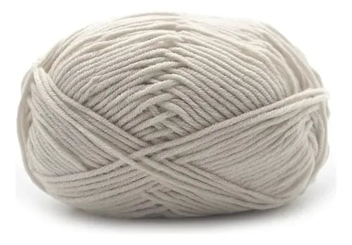 Lana Milk Cotton 50grs (4 Hebras Dobles 2mm) 90mts Aprox.