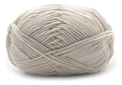 Lana Milk Cotton 50grs (4 Hebras Dobles 2mm) 90mts Aprox.