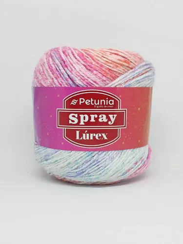 Lana Spray Lurex 100 Grs Petunia
