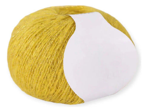 Lana Mohair 25 Grs Lurex Lentejuelas Hermosos Colores
