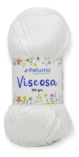 Hilo Viscosa 100grs De Petunia