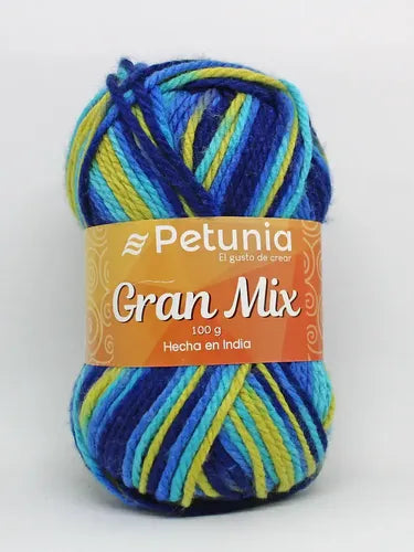 Lana Gran Mix 100grs Petunia