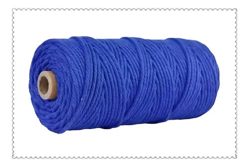 Hilo Algodón Natural Suave Para Macramé 4mm 100 Mts