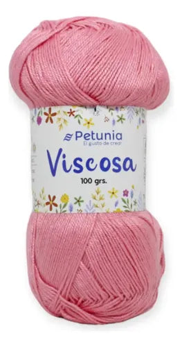Hilo Viscosa 100grs De Petunia