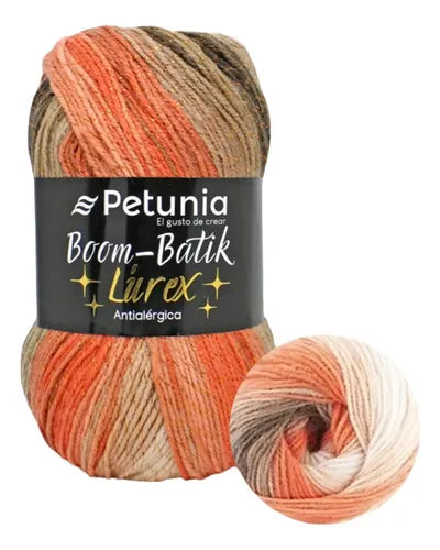 Lana Boom Batik Lurex 100grs Petunia