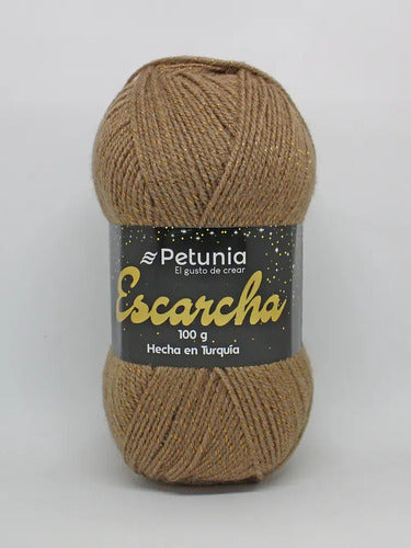 Lana Escarcha 100grs Petunia