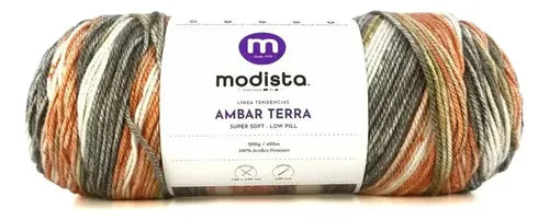 Lana Ambar Terra 200grs Modista
