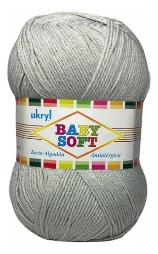 Lana Baby Soft 100grs Ukryl Tacto Algodón