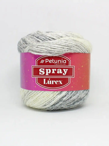 Lana Spray Lurex 100 Grs Petunia
