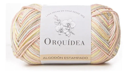 Algodón Estampado Gardenia 100grs Orquídea
