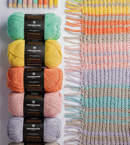 Algodón /cotton Mid Reciclado Revesderecho 100 Grs.