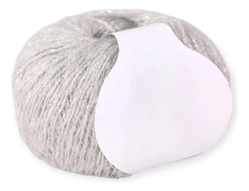 Lana Mohair 25 Grs Lurex Lentejuelas Hermosos Colores