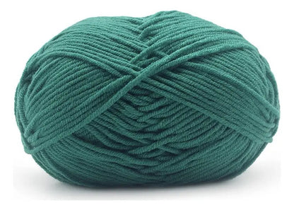 Lana Milk Cotton 50grs (4 Hebras Dobles 2mm) 90mts Aprox.