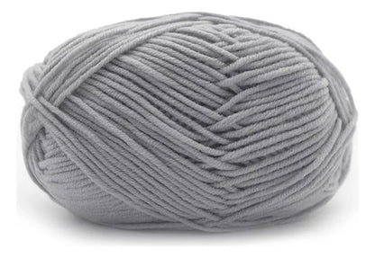 Lana Milk Cotton 50grs (4 Hebras Dobles 2mm) 90mts Aprox.