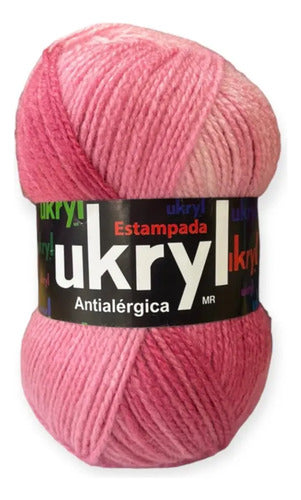 Lana Ukryl Estampado 100grs Ovillo