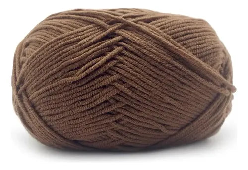 Lana Milk Cotton 50grs (4 Hebras Dobles 2mm) 90mts Aprox.