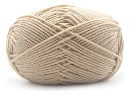 Lana Milk Cotton 50grs (4 Hebras Dobles 2mm) 90mts Aprox.