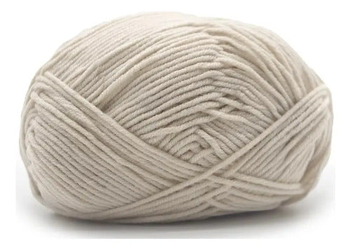 Lana Milk Cotton 50grs (4 Hebras Dobles 2mm) 90mts Aprox.