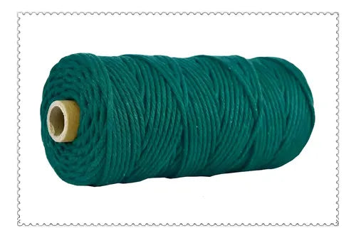 Hilo Algodón Natural Suave Para Macramé 4mm 100 Mts