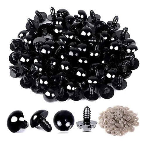 Bolsa 100 Ojos De Seguridad Amigurumi (200pcs)