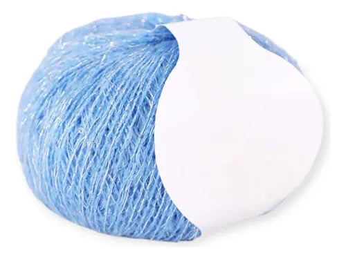 Lana Mohair 25 Grs Lurex Lentejuelas Hermosos Colores