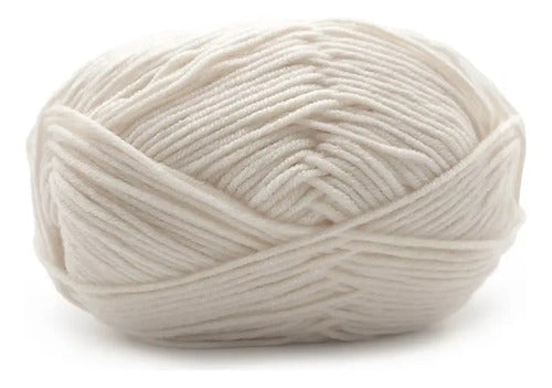 Lana Milk Cotton 50grs (4 Hebras Dobles 2mm) 90mts Aprox.